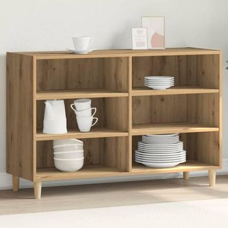 Berkfield Home Sideboard Artisian Oak 103.5x35x70 cm Engineered Wood in Brown
