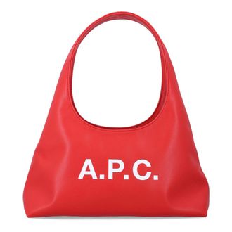 A.P.C. Shoulder Bags, female, Red, Size: ONE SIZE Baby Ninon Shoulder Bag