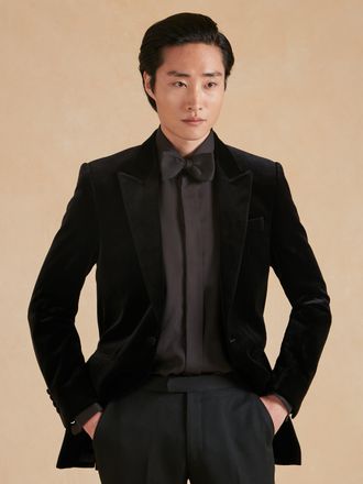 Oliver Brown Carlyle Jacket - Black Velvet