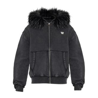 Misbhv Zip-throughs, male, Gray, Size: 2XL Logo Sweatshirt