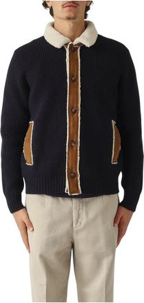 Gran Sasso Heren, Truien, Blauw, Maat: XL Wol