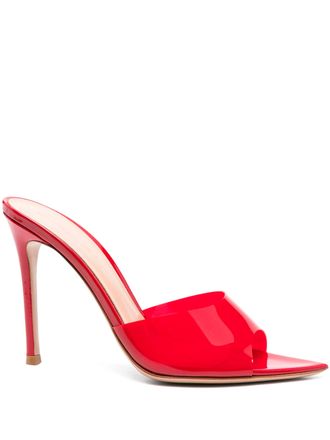 Gianvito Rossi Womens Elle Sandals - Red - Size EU 37