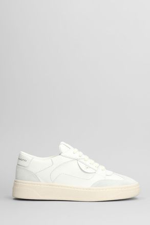 Giuseppe Zanotti Gz94 Sneakers In White Suede And Leather