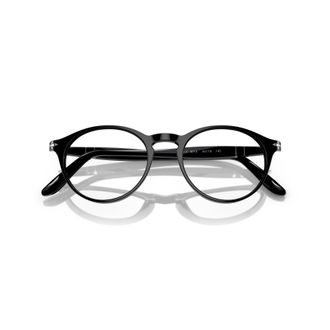 Persol 0po3092v Glossy Black Acetate Round Frame Eyeglasses