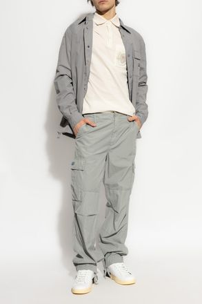 Dolce & Gabbana Polo With Pocket, Mens, Cream