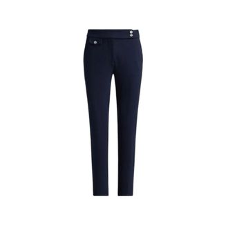 Ralph Lauren Broeken - Dames - Broeken - Blauw - Maat: S Katoen