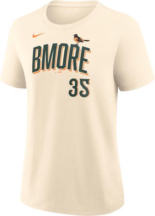 Nike Adley Rutschman Baltimore Orioles City Connect Nike Womens MLB T-Shirt in Brown | 01K915AOL9-232