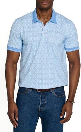 ConStruct Slim Fit Tennis Ball Polo Short Sleeve Shirt in French Blue at Nordstrom, Size Xx-Large