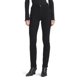 Rag & Bone Wren High Waist Slim Jeans in Black at Nordstrom Rack, Size 24