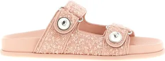 Jimmy Choo London Pink Textured Sandals