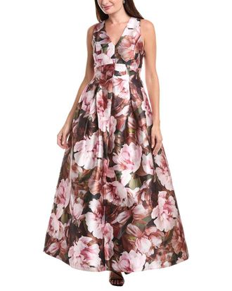 Julia Jordan Pleated Ball Gown