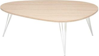 Atmosphera Atmosphera - Tavolino in metallo neile 112x80cm créateur dintérieur