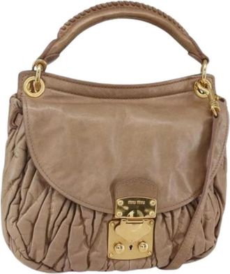 Miu Miu Pre-owned Handbags, female, Pink, Size: ONE SIZE Pre-owned Shoulder Bag