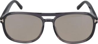 Tom Ford Rosco Zonnebril - unisex - Accessoires - Grijs - Maat: 58 MM