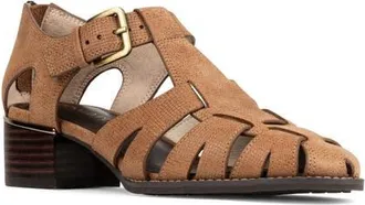 Donald J Pliner Mariam Back Zip Fisherman Sandal in Saddle at Nordstrom, Size 9.5