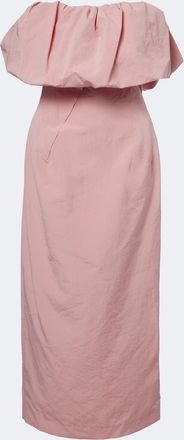 Magda Butrym Cotton and silk corset dress