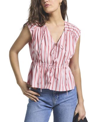 Derek Lam Caroline Double Tie Top