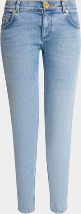 Balmain Low-Rise Skinny Jeans