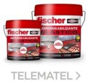 Fischer Impermeabilizante, 4l, Blanco, Con Fibras Fischer 547958