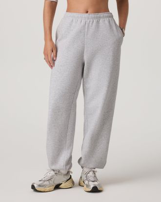 Vuori Clothing Restore Classic Sweatpant | Pale Grey Heather | XS, Size Extra Small