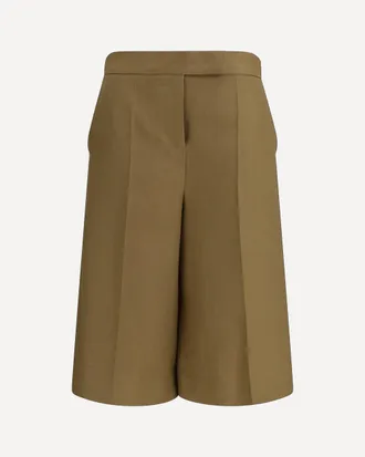 Max Mara Linen Bermuda Shorts Female 44