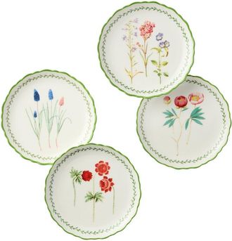 Certified International Mirabella Set Of 4 Canape Plates