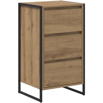 vidaXL Sideboard Artisian Oak 42 x 36 x 75.5 cm Engineered Wood vidaXL