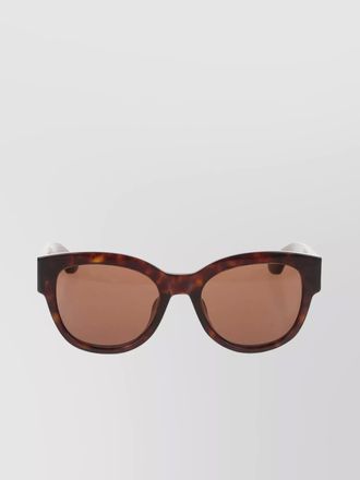 Alexander McQueen sunglasses rectangular tortoiseshell frame