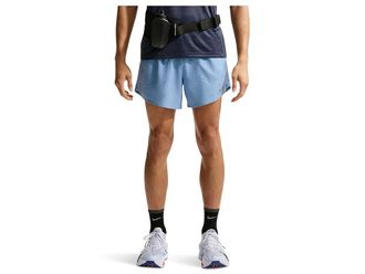 Nike Dri-FIT Stride 2-in-1 5 Shorts Mens Workout Work Blue/Reflective Silver : 2XL 5, Polyester/Spandex