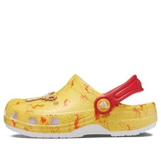 Crocs (TD) Crocs Classic Winnie the Pooh Clogs Yellow Red 208358-94S