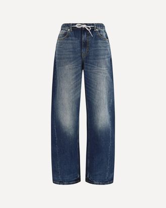 Alexander Wang Balloon Jogger Pants with Crystal Drawstring Female 27