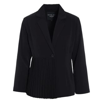 Bitte Kai Rand Jassen, Dames, Zwart, S, Leer, Sayaka Blazer
