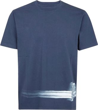 C.P. Company Blue Printed T-Shirt