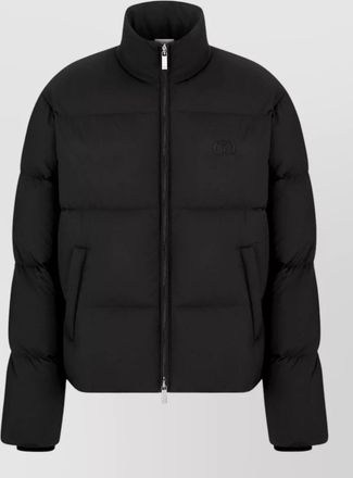 Dior quilted jacket with high collar and pockets