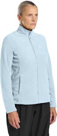 Jack Wolfskin Fleecejacke JACK WOLFSKIN TAUNUS FZ W, Damen, Gr. L (42/44), blau (ice, blau), Obermaterial: 100% Polyester; Futter: 100% Polyester, Jacken Fleecejack