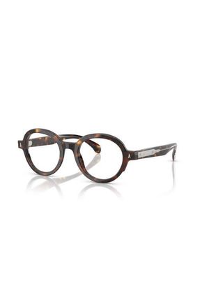 Moncler 49mm Round optical glasses in Tortoise at Nordstrom