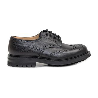 Churchs Mc Pherson LW Derby - Heren - Veterschoenen - Zwart - 41 EU - Katoen - Schoenen