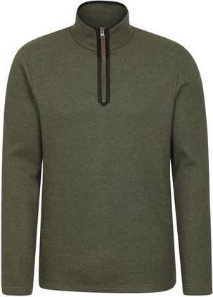 Mountain Warehouse Beta Contrast Zip Top in Dark Khaki at Nordstrom, Size Xx-Large
