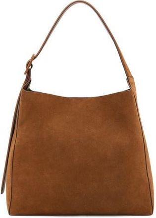 Mango Large Suede Shopper Bag in Leather at Nordstrom Rack