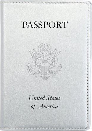 Royce New York Leather Rfid Blocking Passport Holder With Us Seal