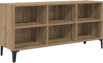 vidaXL Vidaxl - tv Stand Artisan Oak Engineered wood, Metal Medium tv Stand