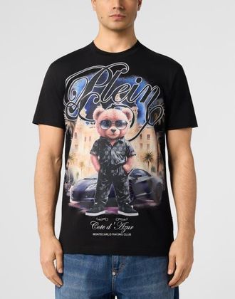 Philipp Plein Round Neck T-Shirt Teddy Men in Black at Nordstrom, Size Xxx-Large