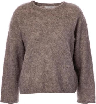 Jcsophie Truien & Vesten, Dames, Beige, XS, Ronde hals gebreid
