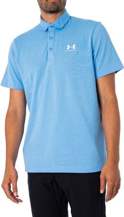 Under Armour Mens Icon Polo Shirt Blue S