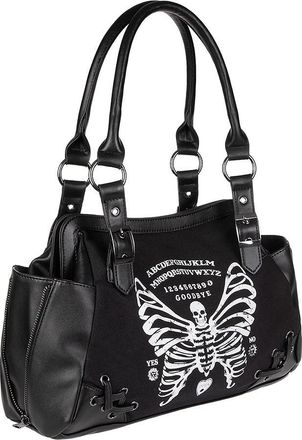 Banned Alternative Banned Skeleton Butterfly Bag (Black)