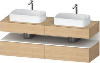 Duravit Qatego Consola Mueble Bajo Lavabo, 2 Extensiones, 2 - Duravit