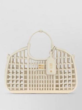 Miu Miu na calf leather tote bag