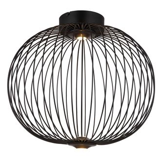 Globo Lighting Plaf&oacute;n - Galway - Negro - Metal - &Oslash; 50cm - Led - 15652d1