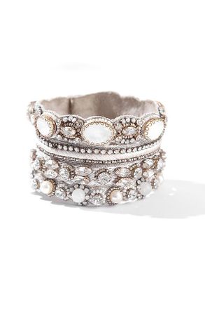 Deepa Gurnani Brixie Stone Bracelet