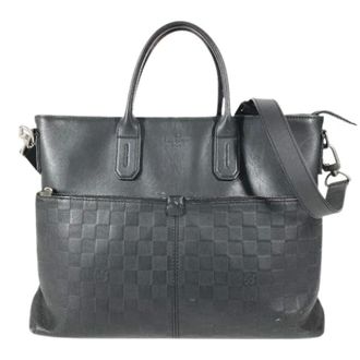 Louis Vuitton Pre-owned Tote Bags, male, Black, Size: ONE SIZE Pre-owned Vintage Tote Bag